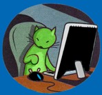 Avatar de gato verde